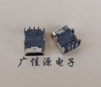 新疆Mini usb 5p接口,迷你B型母座,四脚DIP插板,连接器