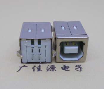 新疆USB BF180度母座 打印机接口 立式直插带赛