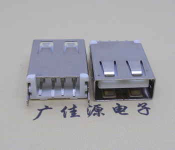 新疆USB AF立式 直插 加长款17.5MM 大电流3A插座