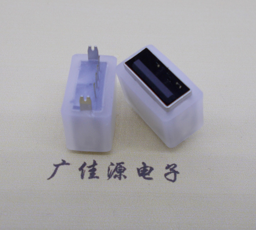 新疆USB连接器接口 10.5MM防水立插母座 鱼叉脚