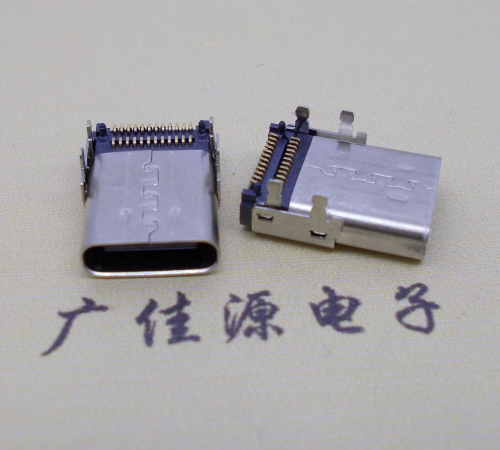新疆板上型Type-C24P母座双排SMT贴片连接器