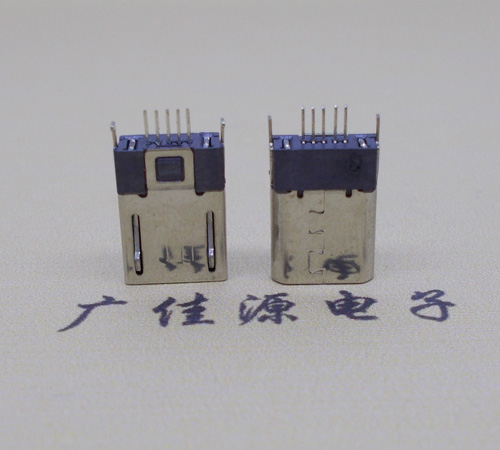 新疆micro-迈克 插座 固定两脚鱼叉夹板1.0公头连接器